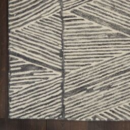 The Rug Shop UK Grey Wool Modern Geometric Abstract Graphics Easy To Clean Rug - Size: 240 cm x 300 cm - thumbnail 9