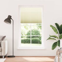 Berkfield Home Pleated Blind Cream 105x200 cm Fabric Width 104.4 cm Polyester - thumbnail 2