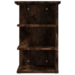 Berkfield Home Side Cabinet Smoked Oak 35x35x55 cm Engineered Wood in Brown - Size: 35 x 35 x 55 cm - thumbnail 5