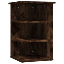 Berkfield Home Side Cabinet Smoked Oak 35x35x55 cm Engineered Wood in Brown - Size: 35 x 35 x 55 cm - thumbnail 2