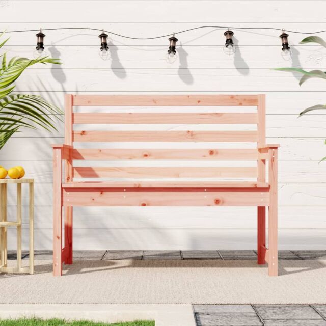 Berkfield Home Garden Bench 109x48x91.5 cm Solid Wood Douglas in Brown - image 1