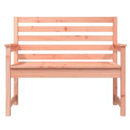 Berkfield Home Garden Bench 109x48x91.5 cm Solid Wood Douglas in Brown - thumbnail 4