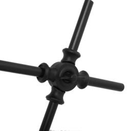 Wyld and Coco Black Metal Crane-Arm Desk Lamp - thumbnail 5