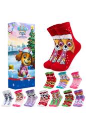 Paw Patrol Advent Calendar Socks Christmas Gift - thumbnail 1