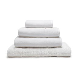 Panda London Panda Bamboo Towel in White - thumbnail 5