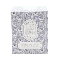 Sophia Lane Dune Petals Floral Candle - 100g in Light Blue - thumbnail 8
