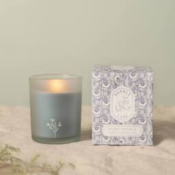 Sophia Lane Dune Petals Floral Candle - 100g in Light Blue - thumbnail 1