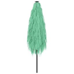 Berkfield Home Garden Parasol with Steel Pole Green 300x200x250 cm - Size: 300 x 200 x 250 cm - thumbnail 6