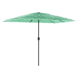 Berkfield Home Garden Parasol with Steel Pole Green 300x200x250 cm - Size: 300 x 200 x 250 cm - thumbnail 5