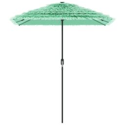 Berkfield Home Garden Parasol with Steel Pole Green 300x200x250 cm - Size: 300 x 200 x 250 cm - thumbnail 4