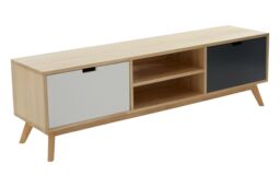 Orsina Contemporary Design Media Unit, Durable MDF Constructed Modern TV Cabinet, Functional Sleek Media Unit - thumbnail 3