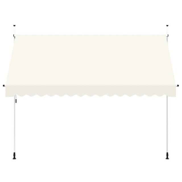Berkfield Home Manual Retractable Awning 350 cm Cream in Beige - image 1