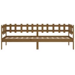 Berkfield Home Beautiful Day Bed Honey Brown 90x200 cm Solid Wood Pine - thumbnail 8