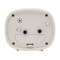 Acctim Hilda Analogue Alarm Clock Non Ticking Sweep Crescendo Alarm with Backlight in Light Grey - thumbnail 4