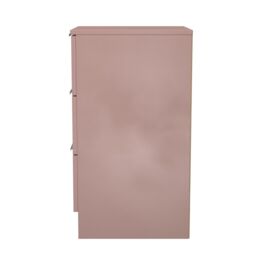 Ready Assembled 2 U Dover 3 Drawer Bedside Cabinet (Ready Assembled) in Dusty Pink - thumbnail 3