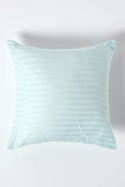 Homescapes Continental Egyptian Cotton Pillowcase 330 TC, 40 x 40 cm in Blue - image 1