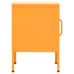 Berkfield Home Nightstand Mustard Yellow 35x35x51 cm Steel - Size: 35 x 35 x 51 cm - thumbnail 6