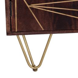 IH Design Jusleen Solid Mango Wood Large Sideboard in Brown - thumbnail 6