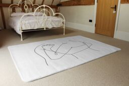 Benjamin Tate Design Line Art Hug Designer Rug in Natural - Size: Large - thumbnail 3