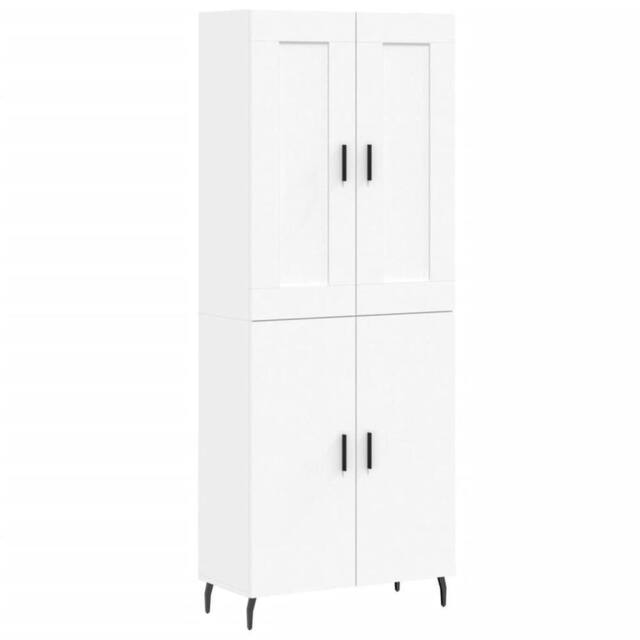 Berkfield Home Highboard White 69.5x34x180 cm Engineered Wood - image 1