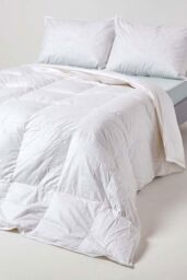Homescapes Luxury White Duck Down 10.5 Tog Autumn Duvet - Size: Single - thumbnail 1