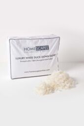 Homescapes Luxury White Duck Down 10.5 Tog Autumn Duvet - Size: Single - thumbnail 4