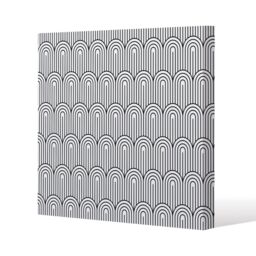 Benjamin Tate Design Geometric Curves (Canvas Print) / 101 x 101 x 4cm in Natural - Size: 101 x 101 x 4 cm - thumbnail 1