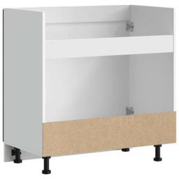 Berkfield Home Sink Base Cabinet Kalmar Black 80x46x81.5 cm Engineered Wood - thumbnail 7