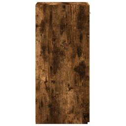 Berkfield Home Sideboard Smoked Oak 30x42.5x93 cm Engineered Wood in Brown - thumbnail 5