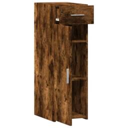 Berkfield Home Sideboard Smoked Oak 30x42.5x93 cm Engineered Wood in Brown - thumbnail 8