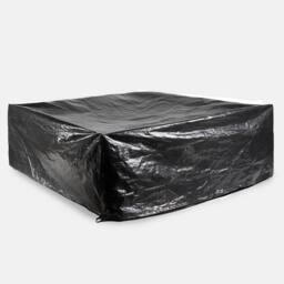 OHS Garden Furniture Set Cover Outdoor Plastic with Drawstring Heavy Duty in Black - thumbnail 2