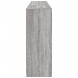 Berkfield Home Sideboard with LED Lights Grey Sonoma 181.5x37x100 cm - thumbnail 7