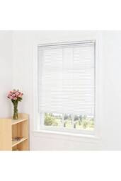 Living and Home White Adjustable PVC Venetian Blinds Light Control Privacy Shade - Size: 45 cm width x 150 cm drop - thumbnail 2