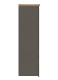 Birlea Highgate 3 Door Wardrobe With Mirror in Dark Grey - Size: Large - thumbnail 7