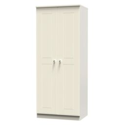 Ready Assembled 2 U Albert 2 Door Wardrobe (Ready Assembled) in Cream - thumbnail 3