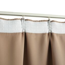 Berkfield Home Blackout Curtains with Hooks 2 pcs Taupe 140x175 cm - thumbnail 4