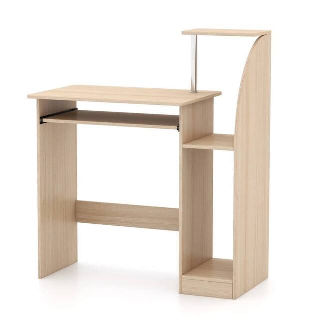 SPETLEK Computer Desk Laptop Pc Study Table Home Office Desk in Light Oak - image 1
