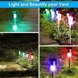 SPETLEK 12 Pack Stainless Steel Solar LED Light - thumbnail 4