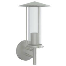 Berkfield Home Outdoor Wall Light Silver Stainless Steel - thumbnail 2