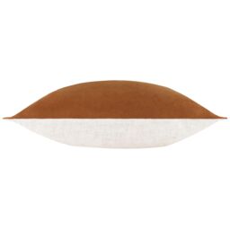 Yard Merton Velvet Cushion in Burnt Orange - Size: 55 cm x 55 cm - thumbnail 4