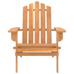 Berkfield Home Garden Adirondack Chair Solid Acacia Wood in Brown - thumbnail 3