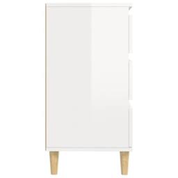 Berkfield Home Sideboard High Gloss White 60x35x70 cm Engineered Wood - Size: 60 x 35 x 70 cm - thumbnail 8