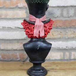 Gifts Direct 2 U Halloween Skeleton Resin Skull Ornament - Bust Hatter - thumbnail 4