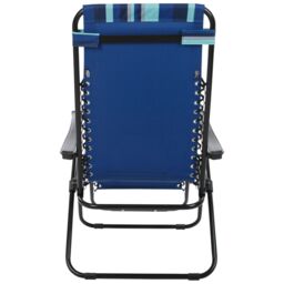 Trespass Glentilt Reclining Garden Chair Recliner in Blue - thumbnail 2