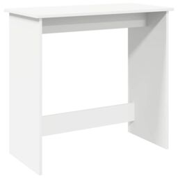Berkfield Home Desk White 80x40x75 cm Engineered Wood - Size: 80 x 40 x 75 cm - thumbnail 2