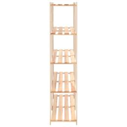 Berkfield Home Durable 5-Tier Storage Racks 5 pcs 170x38x170 cm Solid Pinewood 500 kg in Beige - Size: 170 x 38 x 170 cm - thumbnail 5