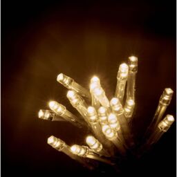 Shatchi 20LEDs Lights Clear Cable Battery Operated Fairy String Christmas Decorations in Yellow - thumbnail 6