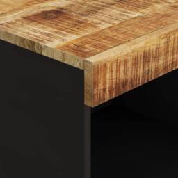 Berkfield Home Side Cabinet 85x33x75 cm Solid Wood Mango in Brown - Size: 85 x 33 x 75 cm - thumbnail 6