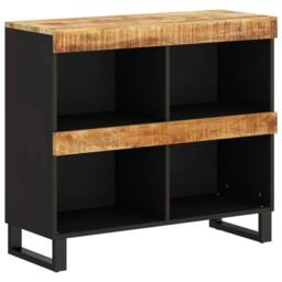 Berkfield Home Side Cabinet 85x33x75 cm Solid Wood Mango in Brown - Size: 85 x 33 x 75 cm - thumbnail 2