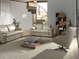 Angel Cerda Walnut Veneer Bookcase with 3 Doors, 85x40x181 cm - Size: 85 x 40 x 181 cm - thumbnail 4